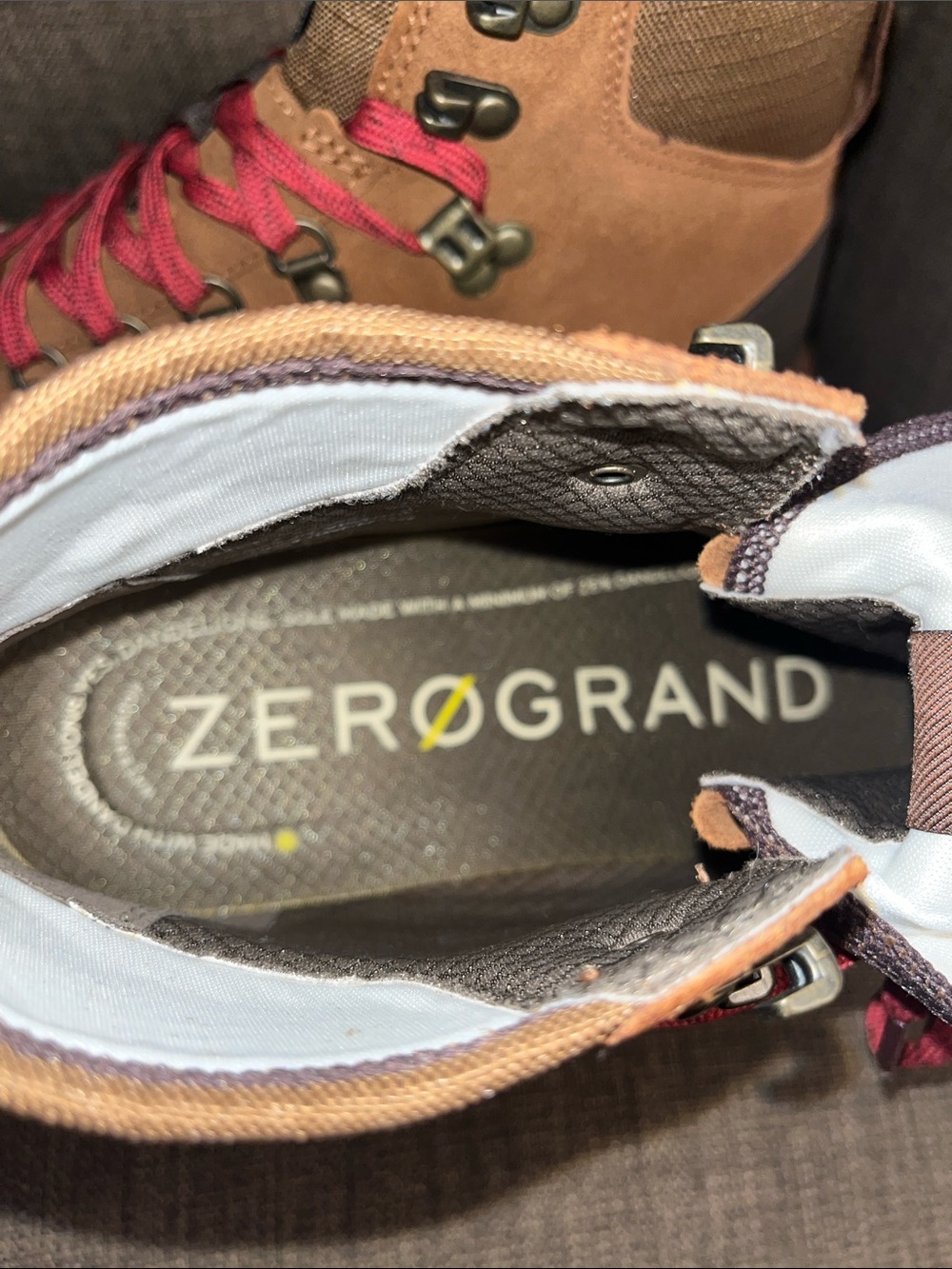 Cole Haan ZeroGrand Explore waterproof Hiker boot men's 9 - Picture 9 of 11
